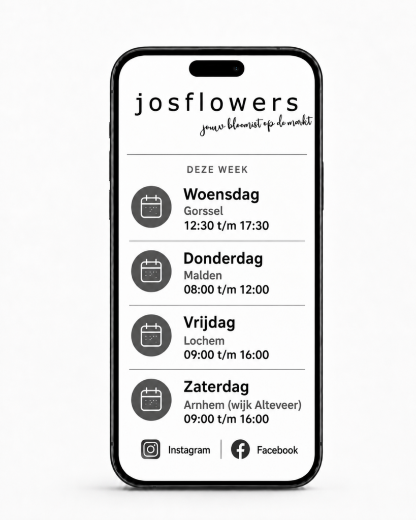 Gorssel en Malden openingstijden - josflowers